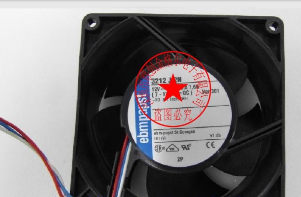 ebmpapst 92*92*38MM 3212JH 12V 750MA 9W