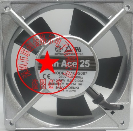 San Ace 25 109S087 230V13.5/12W SANYO