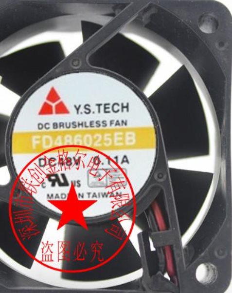 FD486025EB 48V 0.11A Y.S.TECH 6CM 6025