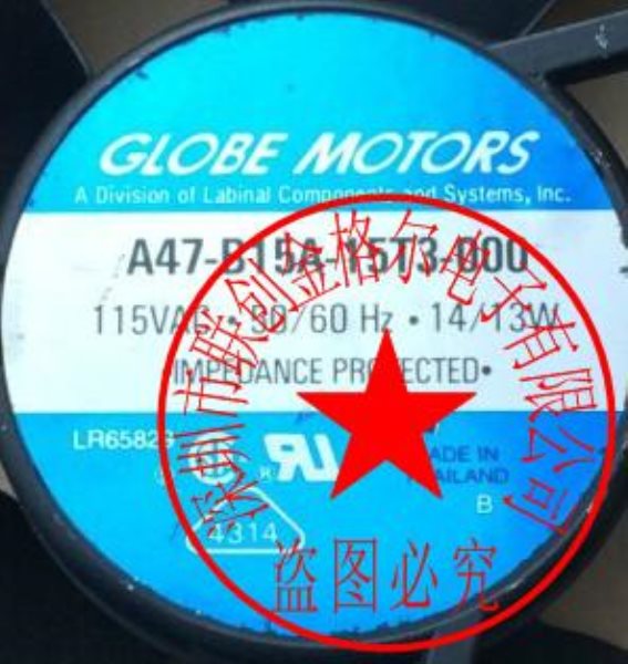 A47-B15A-15T3-000 115VGLOBE MOTORS 12CM - Click Image to Close