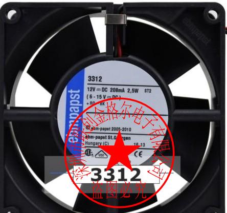 MULTIFAN 3312 12V 2.4W EBMPAPST 92*92*32 - Click Image to Close