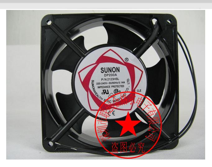 DP200A P/N 2123HSL AC220VSUNON 120*120*38MM