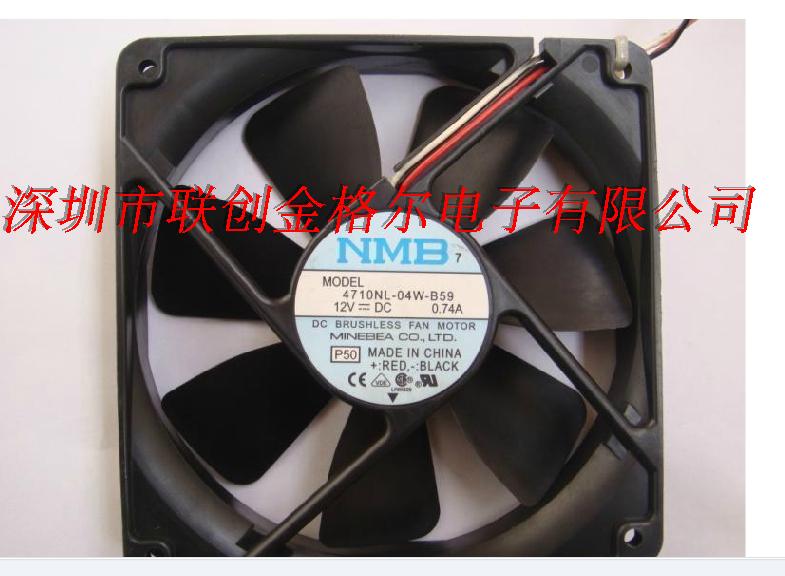 4710NL-04W-B59 12V 0.74A NMB 120*120*25MM - Click Image to Close