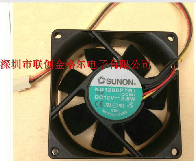 KD1208PTB1 SUNON 12V 2.6W 80*80*25MM - Click Image to Close