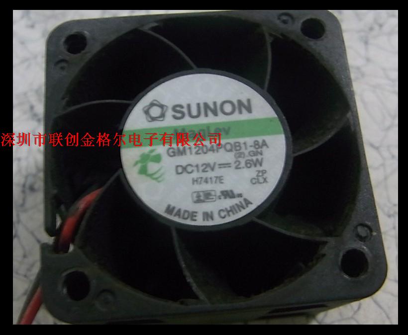 GM1204PQB1-8A DC12V 2.6W SUNON 40*40*28MM