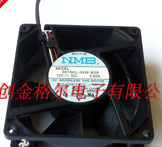 3615KL-04W-B59 NMB 12VDC 0.60A 92*92*38mm