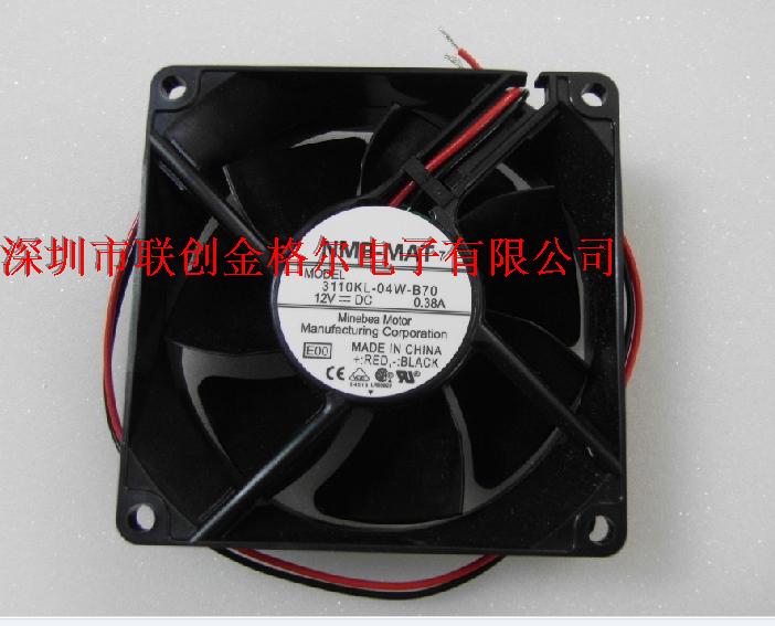 3110KL-04W-B70 12VDC 0.38A NMB 80*80*25MM