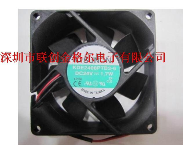 KDE2408PTB3-6 DC24V 1.7W SUNON 80*80*25MM