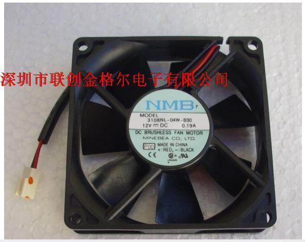 3108NL-04W-B30 12V 0.19A NMB 80*80*20