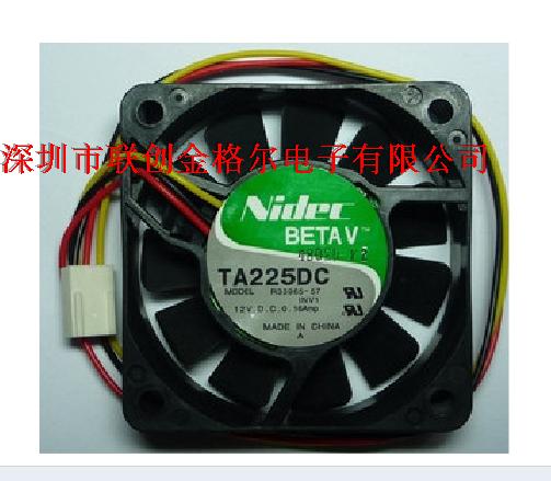 TA225DC R33965-57 12V 0.16A NIDEC 60*60*15