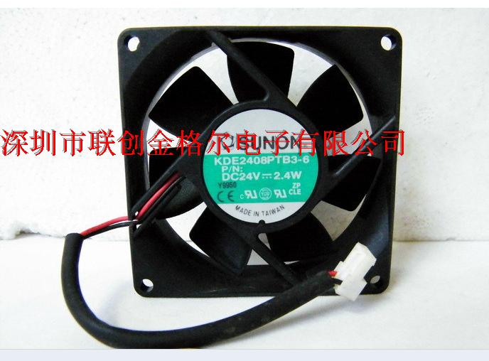 KDE2408PTB3-6 DC24V 2.4W SUNON 80*80*25