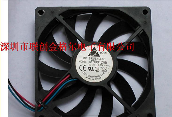 AFB0912HB 12V 0.26A DELTA 90*90*15MM CPU - Click Image to Close