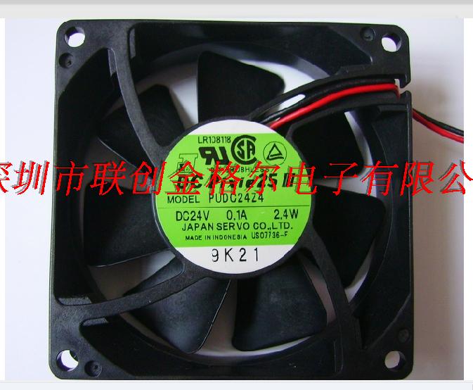 PUDC24Z4 DC24V 0.1A 2.4W 80*80*25 - Click Image to Close