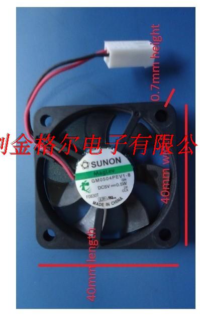 GM0504PEV1-8 SUNON DC5V 40*40*07