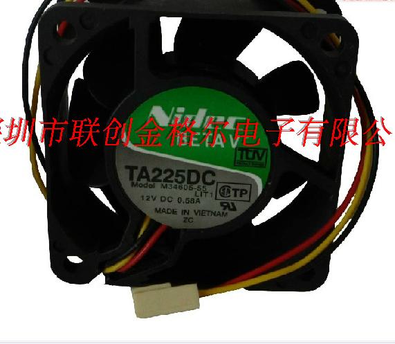 TA225DC M22515-68 312V 0.28ANIDEC 60x60x25 - Click Image to Close