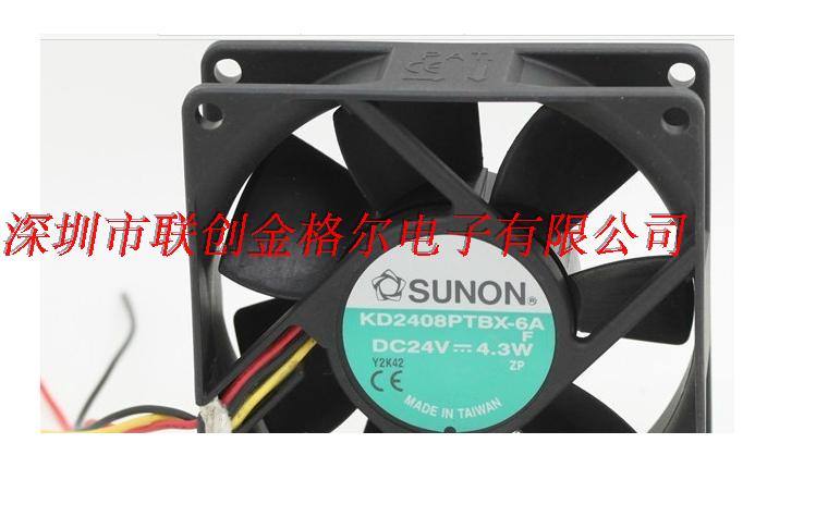 KD2408PTBX-6A SUNON DC24V 4.3W80*80*25