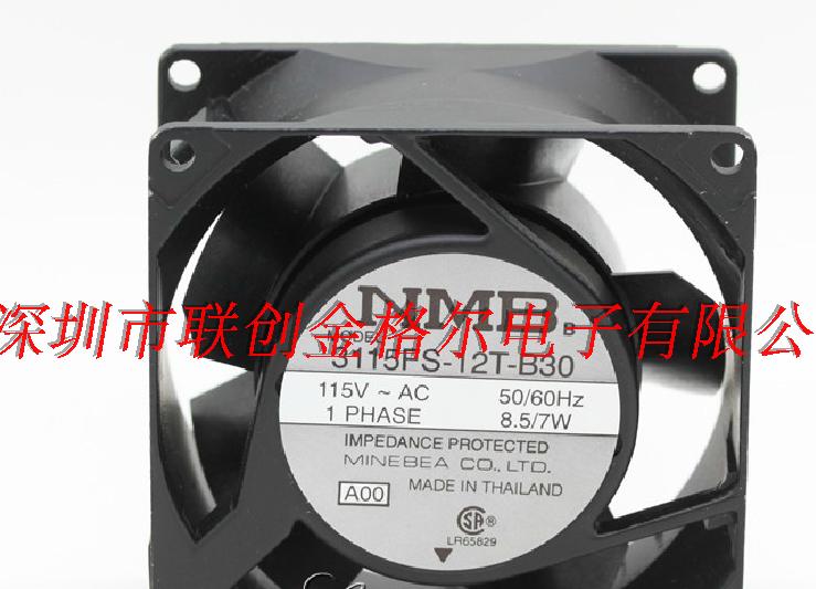 3115FS-12T-B30 NMB 115V 8.5/7W 80*80*38 - Click Image to Close