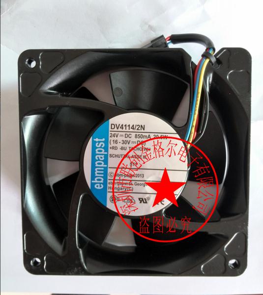 DV4114/2N 4 ebmpapst 24V 20.5W - Click Image to Close