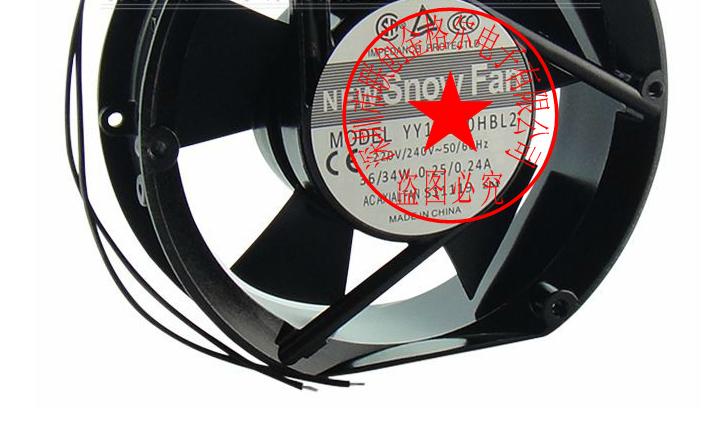 YY15050H48-5H 48V 1.25A SNOWFAN 150*150*50 - Click Image to Close