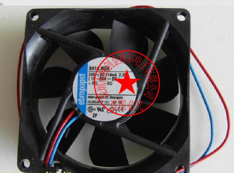 8414 NM 24V 1.4W ebmpapst 80*80*25 - Click Image to Close