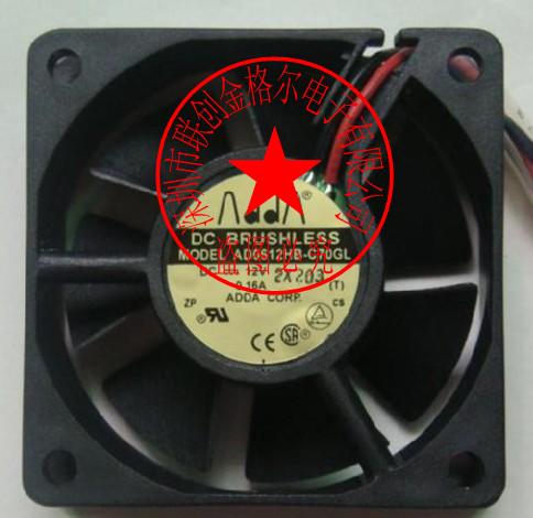 AD0612LB-C70GL 12V 0.08A 2 ADDA 6CM