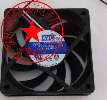 DE07015T12U DC12V 0.7A AVC 70*70*15 - Click Image to Close