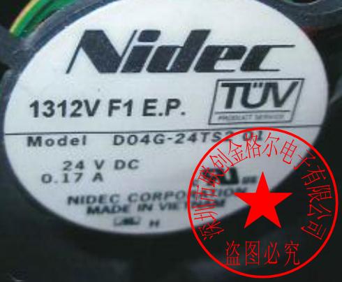 D04G-24TS2 01 24V 0.17A NIDEC 40*40*20MM - Click Image to Close