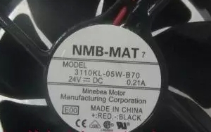 3110KL-05W-B70 NMB-MAT 24VDC 0.21A 2