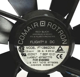 FT12B6QDNX DC12V 0.35A COMAIR ROTRON 12025 3 - Click Image to Close