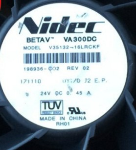 VA300DC V35132-16LRCKF NIDEC 8CM 24V 0.45A ABB - Click Image to Close