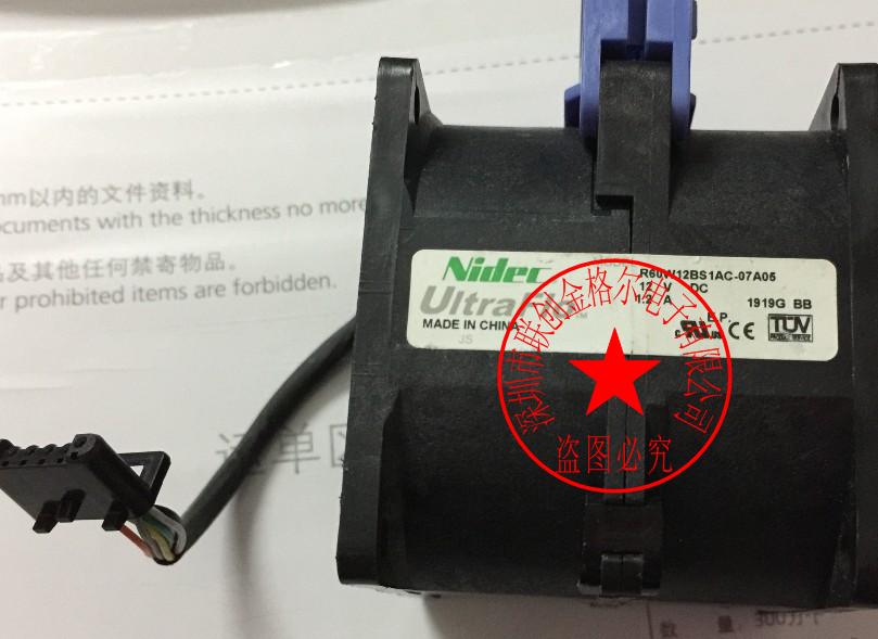 R60W12BS1AC-07A05 NIDEC 12V 1.2A 6CM 60568