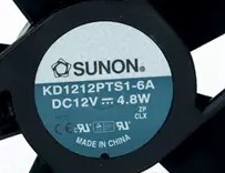 KD1212PTS1-6A DC12V 4.8W 5.4W SUNON 120*120*25 - Click Image to Close